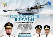 Resmi Dioperasikan, Ini Harga Tiket dan Rute Penerbangan Bandara Arung Palakka Bone