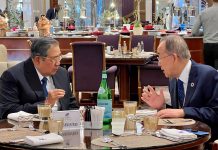 Hadiri Global Summith di Riyadh, SBY Reuni dengan Ban Ki-moon