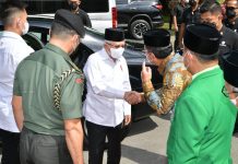 Wali Kota Danny Dampingi Wapres Ma’ruf Amin Hadiri Silatuhrahmi Akbar dengan Masyarakat Kota Makassar