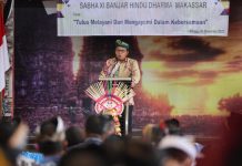 Hadiri Pembukaan Sabha XI Banjar Hindu Dharma, Ketua PHDI Makassar Kagumi Kepemimpinan Wali Kota Danny Pomanto