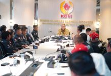 Ahmad Susanto Laporkan Prestasi Olahraga Makassar ke KONI Pusat
