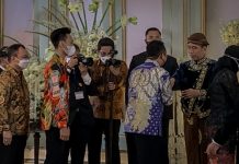 Gubernur Andi Sudirman Hadiri Tasyakuran Pernikahan Putra Presiden Jokowi