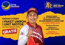 H-1 Pendaftar Peserta Jalan Sehat Anak Rakyat Capai 4220