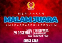 Gelar Malam Juara Makassar Full Senyum, Pemkot dan KONI Makassar Akan Bagikan Bonus Atlet
