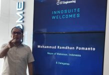 Wali Kota Danny Jajaki Kerja Sama Smart City Makassar dengan ST Engineering Singapura