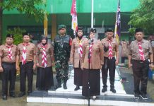 Wawali Fatmawati Rusdi Tolak Dipayungi Saat Tutup Lomba Tingkat II Kwarran Rappocini