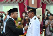 Lantik Kadis Pendidikan Jadi Pj Bupati Takalar, Gubernur Andi Sudirman: Selamat Bekerja