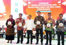 Pemprov Sulsel Apresiasi Pemberian NIB Kepada Pelaku UMK Oleh Menteri Investasi