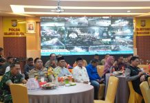 Kuatkan Sinergitas, Jaga Kamtibmas, Wali Kota Danny Hadiri Press Release Akhir Tahun Polda Sulsel
