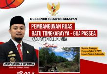Tuntaskan Ruas Tongkarayya – Goa Passea, Gubernur Andi Sudirman Geliatkan Sektor Pariwisata Baru Bulukumba