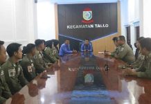 Camat Tallo Alamsyah Sahabuddin Terima BKO Satpol PP, Begini Pesannya
