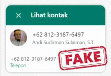 Awas! Modus Penipuan WhatsApp Catut Nama Gubernur Andalan
