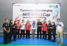 Wabup Maros Suhartina Bohari Membuka Turnamen Bulutangkis Cup Sulsel 2023, 594 Atlet Ikut Bertanding