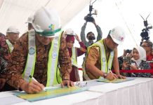 Ground Breaking Pembangunan RS OJK di CPI, Gubernur Andalan: Alhamdulillah