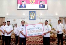 Gubernur Andalan Suntik Rp31,2 Miliar Untuk Pemkab Tator