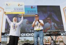 HUT Ke – 8 Bank Mandiri Taspen, Salurkan CSR Rp100 Juta