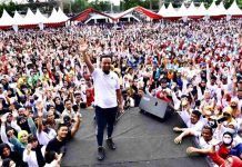 Meledak, Gubernur Andalan Jalan Anti Mager Bersama 50 Ribu Warga Takalar