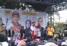 Rudianto Lallo Dikawal Puluhan Ribu Masyarakat di Biringkanaya