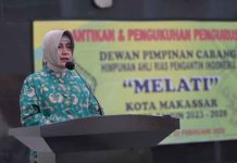 Kukuhkan DPC HARPI Melati Makassar, Begini Pesan Indira Yusuf Ismail