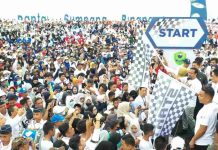 Gubernur Andalan Jalan Anti Mager Bersama 60 Ribu Warga Barru