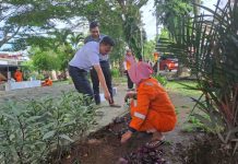 Camat Tallo Alamsyah Serius Benahi Taman Kota Makassar
