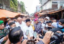 Hari Kedua Ramadan 1444 H, Gubernur Andalan Pantau Stok dan Harga Bahan Pokok di Pasar Terong