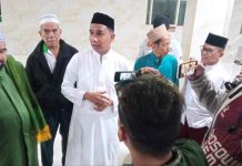 Kubah Ambruk, Rudianto Lallo Langsung Datangi Masjid Ittifaqul Jamaah Bersama Sekretaris MUI Makassar