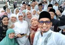 Kadis PU Zuhelsi Zubir Beserta Jajaran Salat Subuh Bersama Danny Pomanto di Anjungan