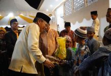 Taufan Pawe Bersama Hamka B Kady Resmikan Masjid Hj Soesila Hj Hamida di Takalar