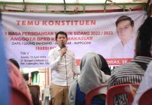 Ketua Komisi B DPRD Makassar Eric Horas Jaring Aspirasi warga Sungai Limboto