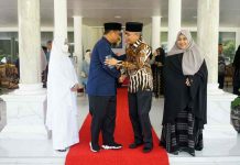 Taufan Pawe Kompak Hadiri Halalbihalal Gubernur Andi Sudirman