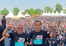 Rudianto Lallo Bareng Aktivis 98 Hadiri Jalan Santai Reformasi Memanggil di Gedung DPR RI