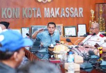 Rapat Bersama Persiapan Porkot Makassar 2023, Ahmad Susanto Minta Korcam Monitor Pendaftaran Cabor