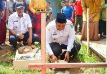 Peletakan Batu Pertama Pembangunan Musala SDN 154 Inpres Tumalia, Ini Harapan Bupati Maros