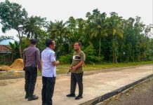 Gubernur Sulsel Andi Sudirman Sulaiman Tinjau Langsung Pembangunan Jalan Akses Bandara Arung Palakka