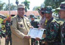 Bupati Maros Salurkan Bantuan pada Program Bhakti Sosial Kodim, Ini Sasarannya