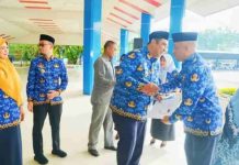 Bupati Maros Chaidir Syam Serahkan SK Pensiun hingga Doakan Atlet Kejurda