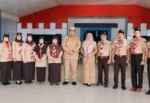 Bupati Maros Chaidir Syam Resmi Lepas Peserta Kegiatan Karang Pamitran Tingkat Nasional Tahun 2023