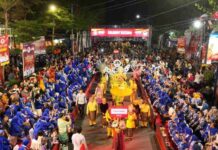 Sita Perhatian Ribuan Mata, Aksi 56 Kota Pamerkan Busana Adat Karnaval APEKSI di Makassar