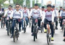 Sebelum Dengarkan Gagasan Bakal Capres, Wali Kota Danny Gowes 3,3 Km Bersama Ketua APEKSI dan Wali Kota se-Indonesia di Makassar