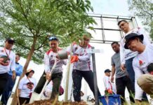 Tanam Pohon Cinta di CPI, Wali Kota Danny Pomanto Bersama Ketua APEKSI Bima Arya dan Wali Kota se-Indonesia