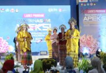 Fashion Show APEKSI 2023, Cara Indira dan Fatma Kenalkan Baju Bodo Bugis Makassar