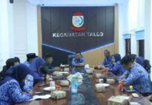 Camat Alamsyah Sahabuddin Kumpulkan Lurah se-Kecamatan Tallo: Optimalisasi PBB hingga Menjaga Kebersihan