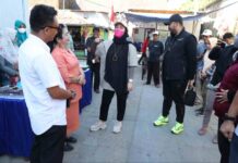 Akhir Pekan, Fatmawati Rusdi Cek Dua Longwis Makassar