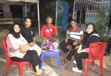 Pantau Bazar di Longwis Taegu, Sekcam Tallo Dorong Remaja Aktif