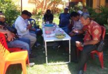 Bersama Lurah, Sekcam Silaturahmi dengan Ketua LPM Kecamatan Tallo