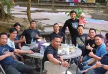 Silaturahmi TFTT Polres Maros dan Barak Harimau Penuh Kekeluargaan di Bantimurung Maros