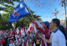 Jalan Sehat Merdeka Anak Rakyat, Cara Rudianto Lallo “Mandi Keringat” Bersama Puluhan Ribu Warga
