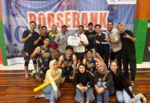 Tumbangkan Bank Mandiri, Tim Basket Bank Sulselbar Sukses Raih Emas PorseBank BMPD Sulsel 2023