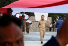 HUT RI Ke-78 di Anjungan Pantai Losari Makassar, Danny Pomanto Usung Konsep Bunga Rampai